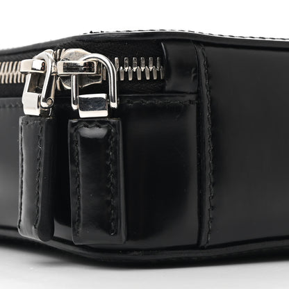 Prada Spazzolato Small Brique Crossbody Bag Black 9 of 10