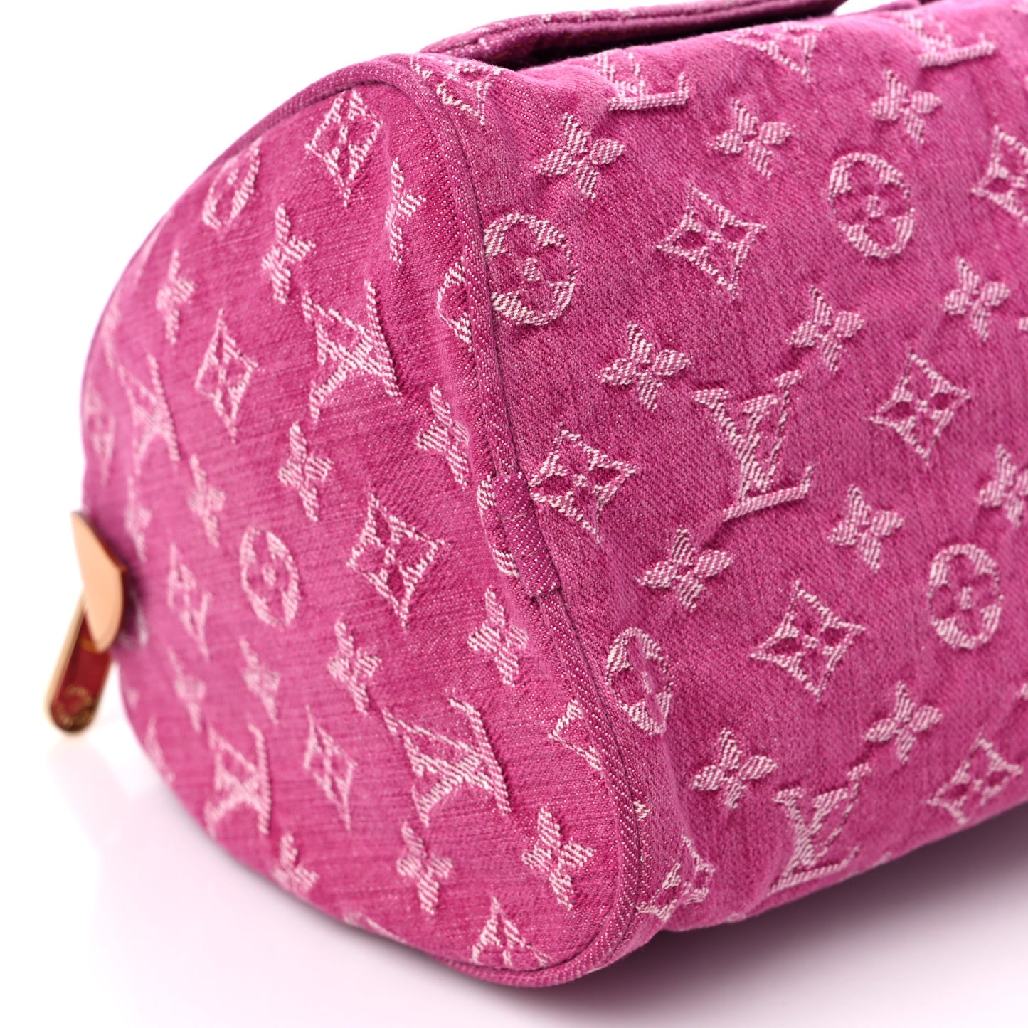 Monogram Denim Neo Speedy Fuchsia