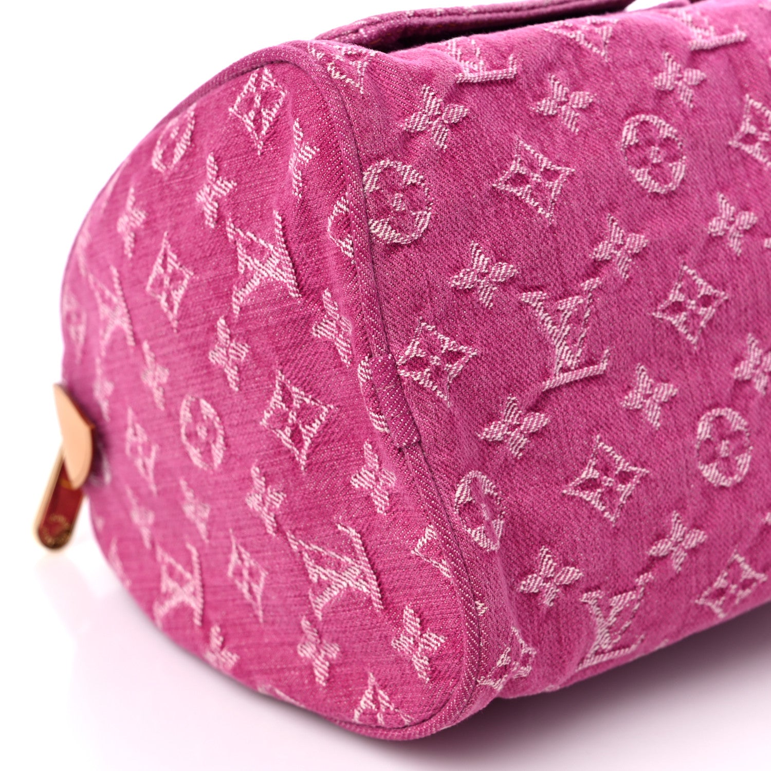 Louis Vuitton Monogram Denim Neo Speedy Fuchsia 7 of 11