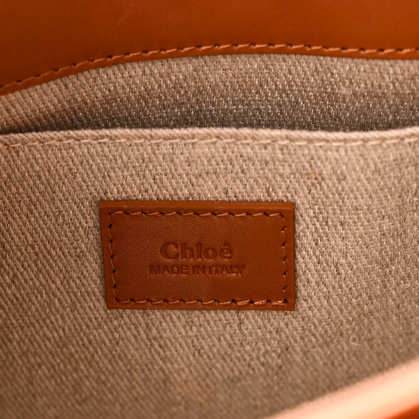 Calfskin Small Woody Tote Caramel