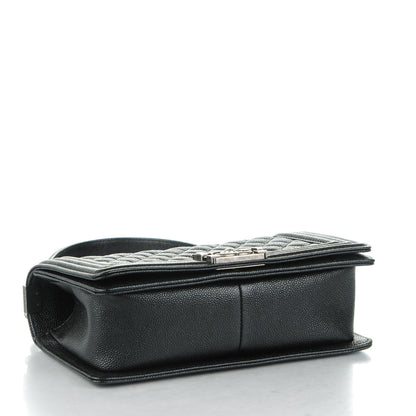 Chanel Caviar Quilted Medium Boy Flap Black 4 of 8