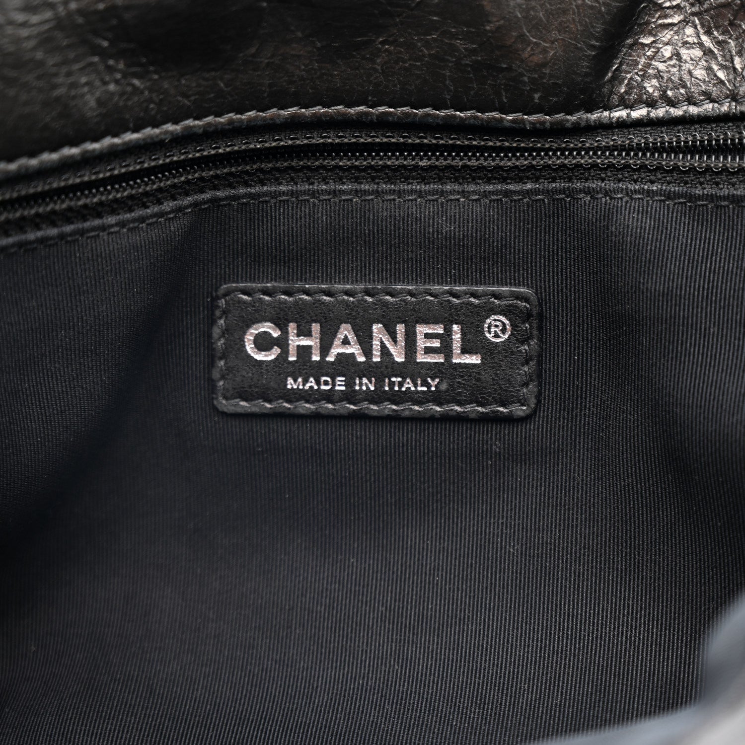 Chanel Metallic Calfskin Quilted Medium Chain Me Flap Grey 6 of 13