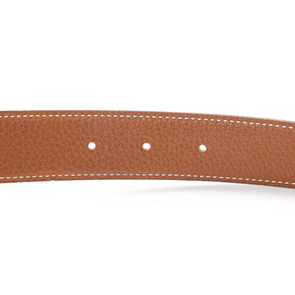 Hermes Box Togo 32mm Constance H Belt 90 Black Gold 4 of 9