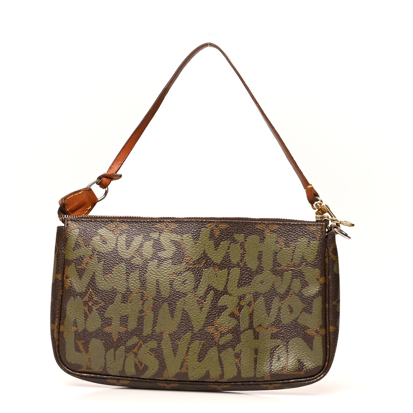 Monogram Graffiti Pochette Accessories Kaki