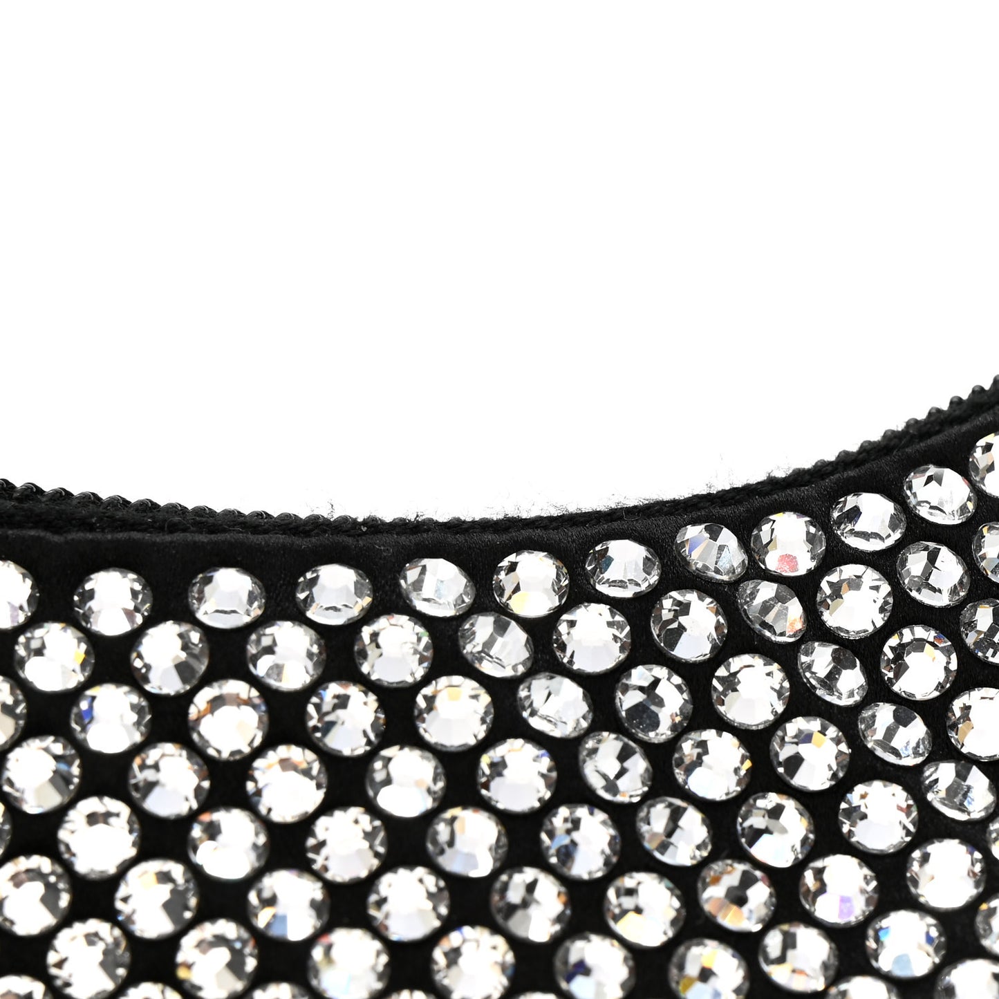 Satin Crystal Mini Re-Edition 2000 Bag Cristal