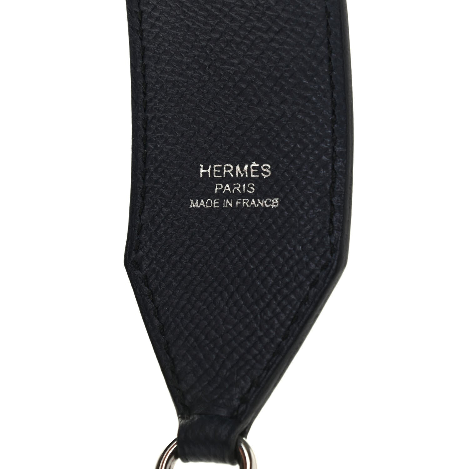 Hermes Epsom 40mm Mousquetons Tressage Shoulder Strap Bleu Indigo Rose Extreme Lime 3 of 5