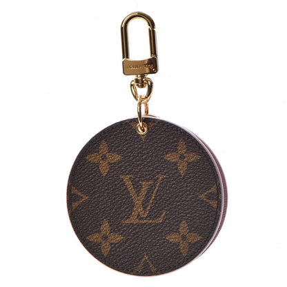 Louis Vuitton Monogram LV Mirror Bag Charm Key Holder Rose Ballerine 1 of 7