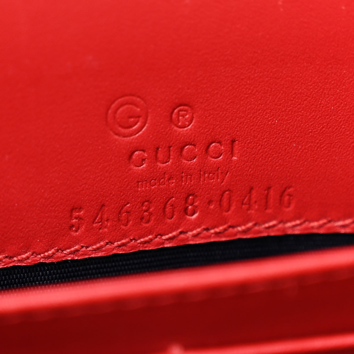 Gucci GG Supreme Monogram Blooms Chain Wallet Blue 6 of 11