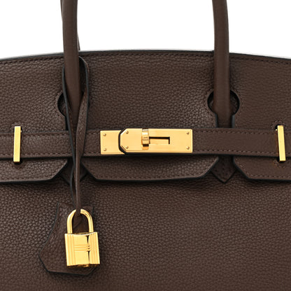 Hermes Togo Birkin 30 Chocolate 8 of 12