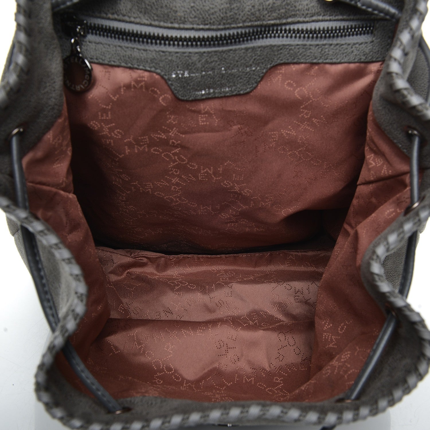Stella McCartney Shaggy Deer Falabella Backpack Grey 5 of 8