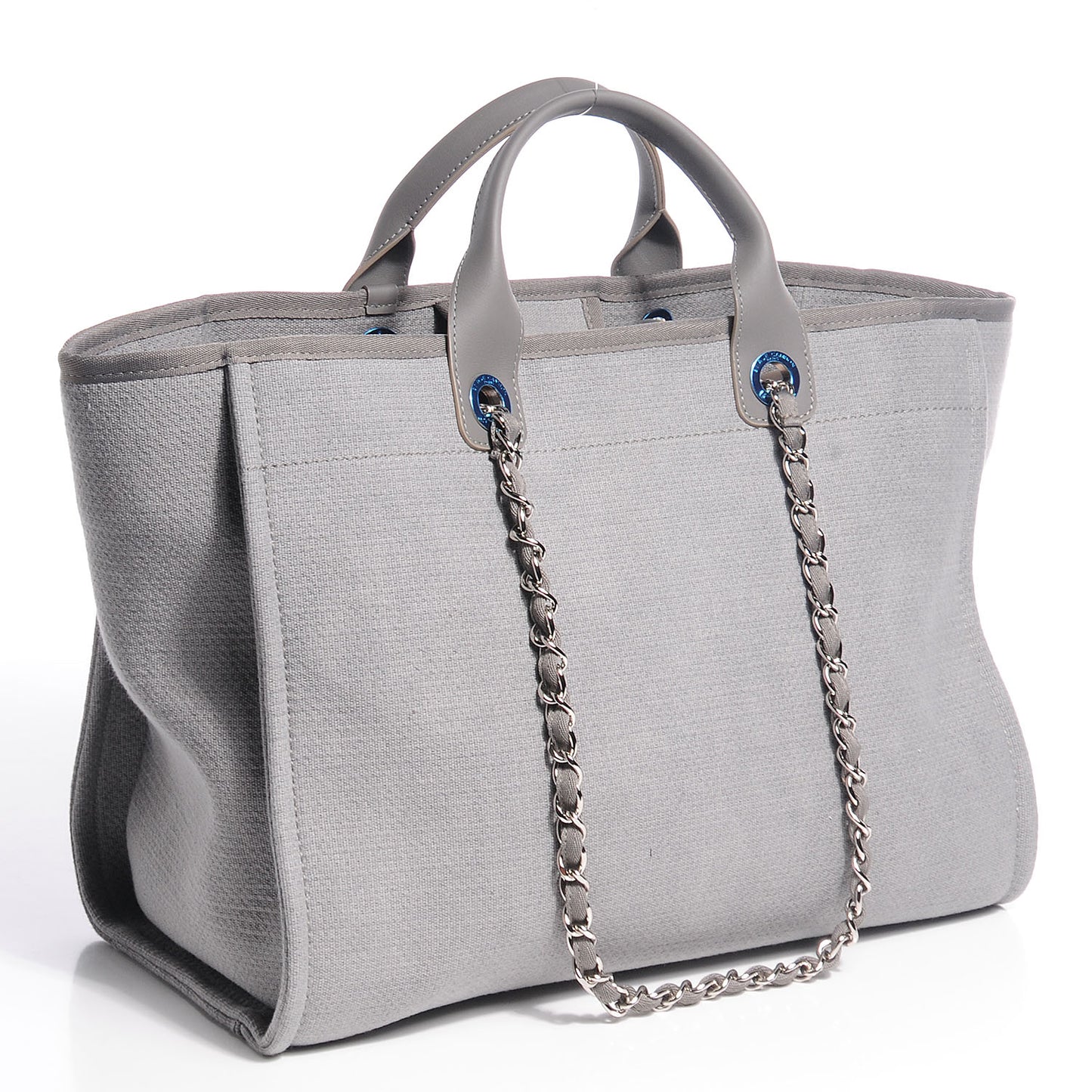 Canvas Deauville Large Tote Grey