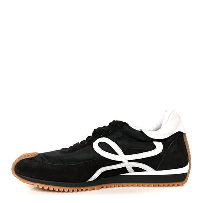 Loewe Nylon Suede Mens Flow Runners Sneakers 45 Black 1 of 9
