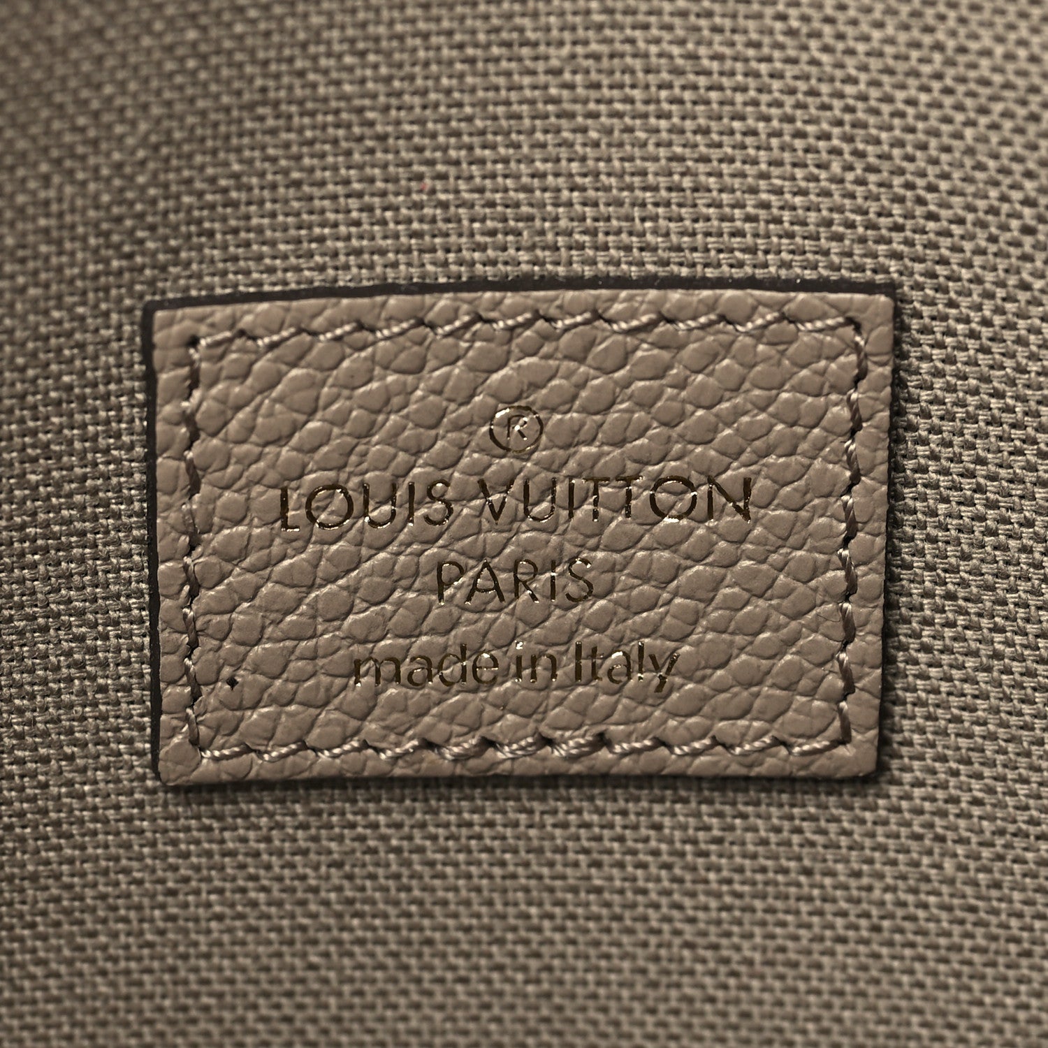 Louis Vuitton Empreinte Monogram Giant Felicie Pochette Tourterelle Creme 7 of 7