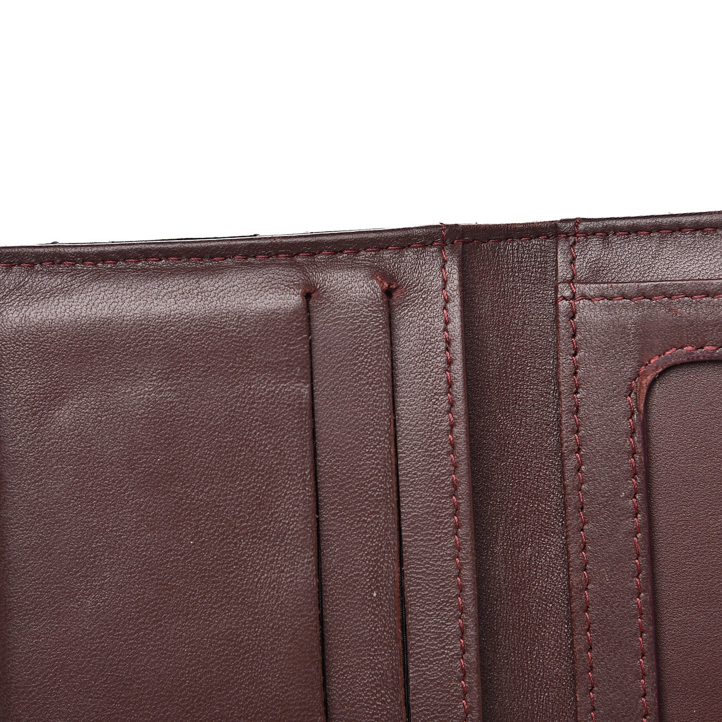 Lambskin Quilted Card Holder Wallet Black