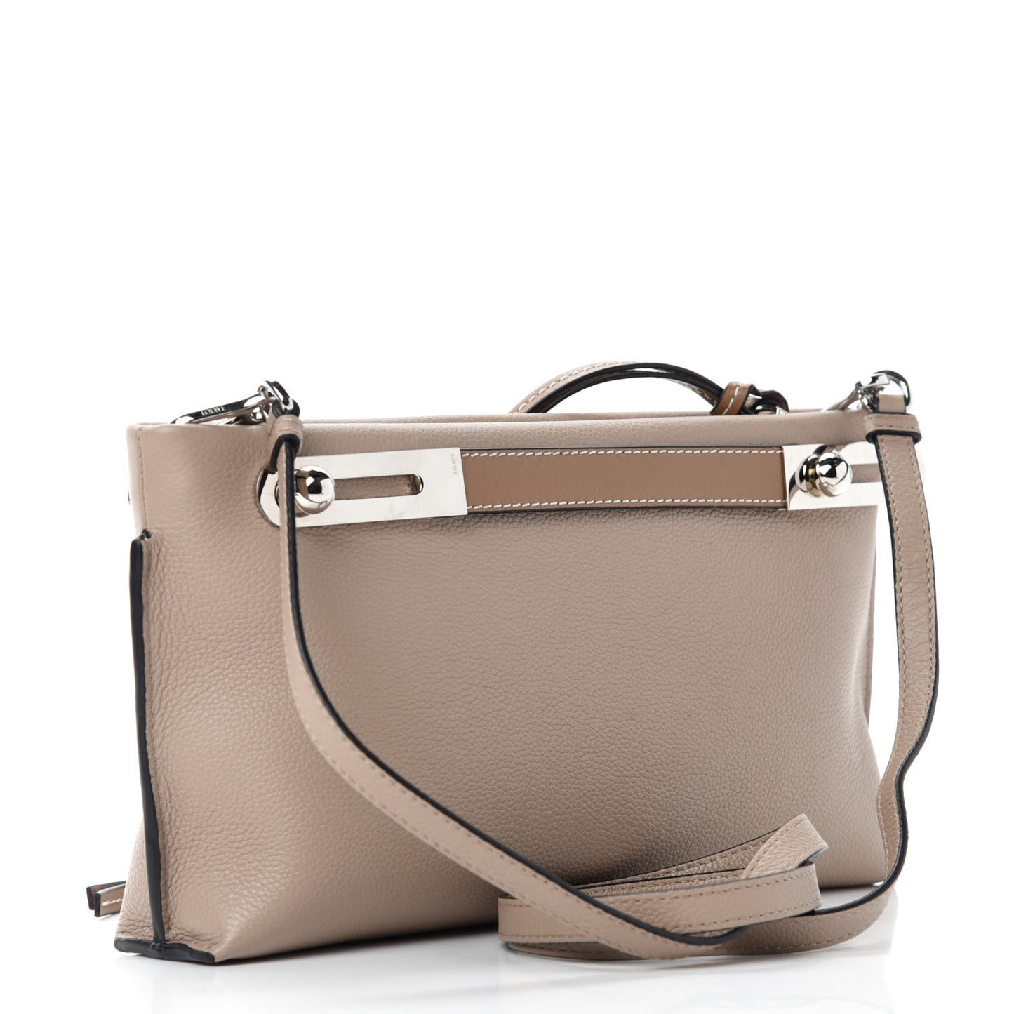 Grained Calfskin Small Missy Bag Sand