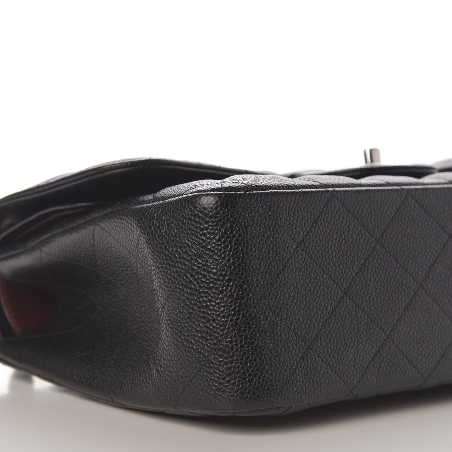 Chanel Caviar Quilted Jumbo Double Flap Black 6 of 9