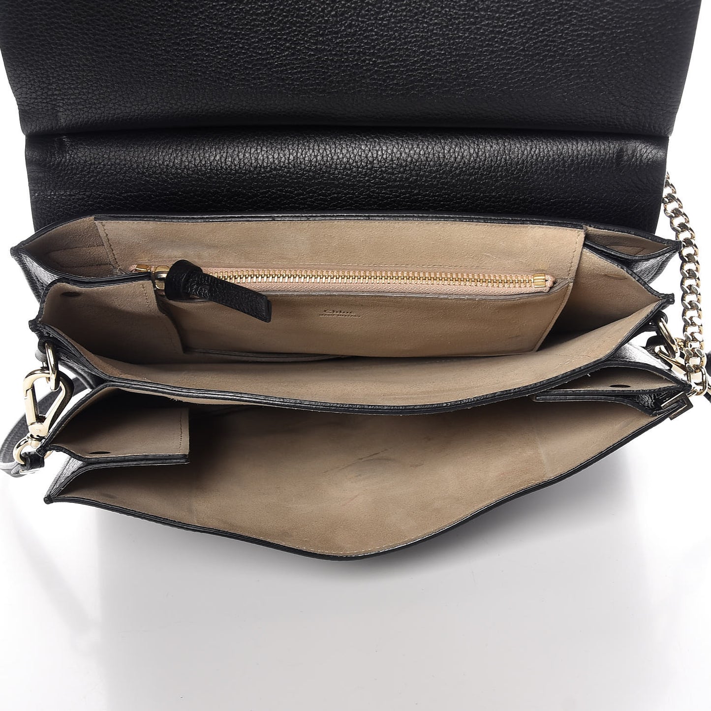 Calfskin Medium Faye Shoulder Bag Black