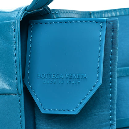Bottega Veneta Crinkled Lambskin Maxi Intrecciato Extra Mini Cassette Crossbody Bag Blueprint 6 of 9