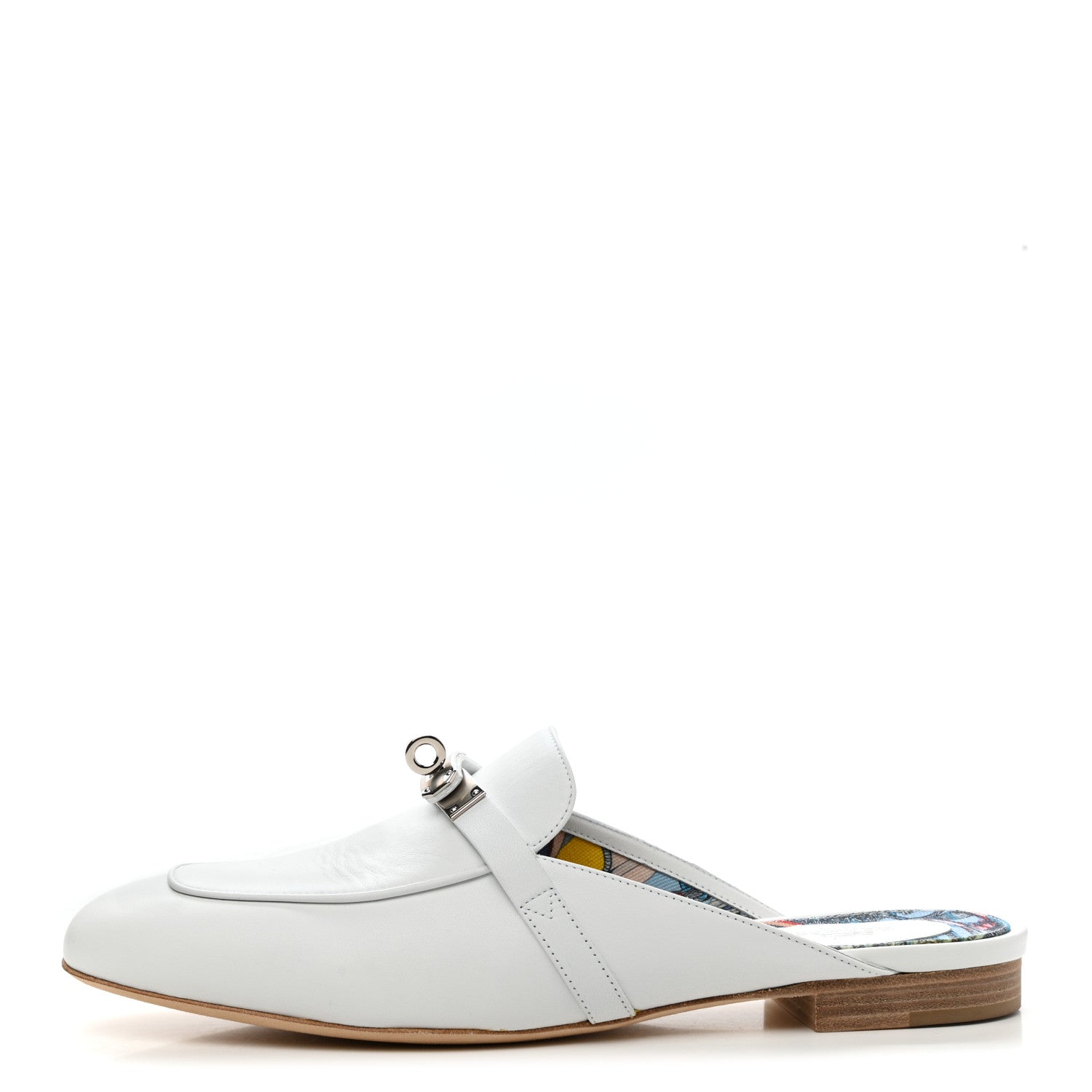 Hermes Calfskin Oz Mules 40.5 White 1 of 10