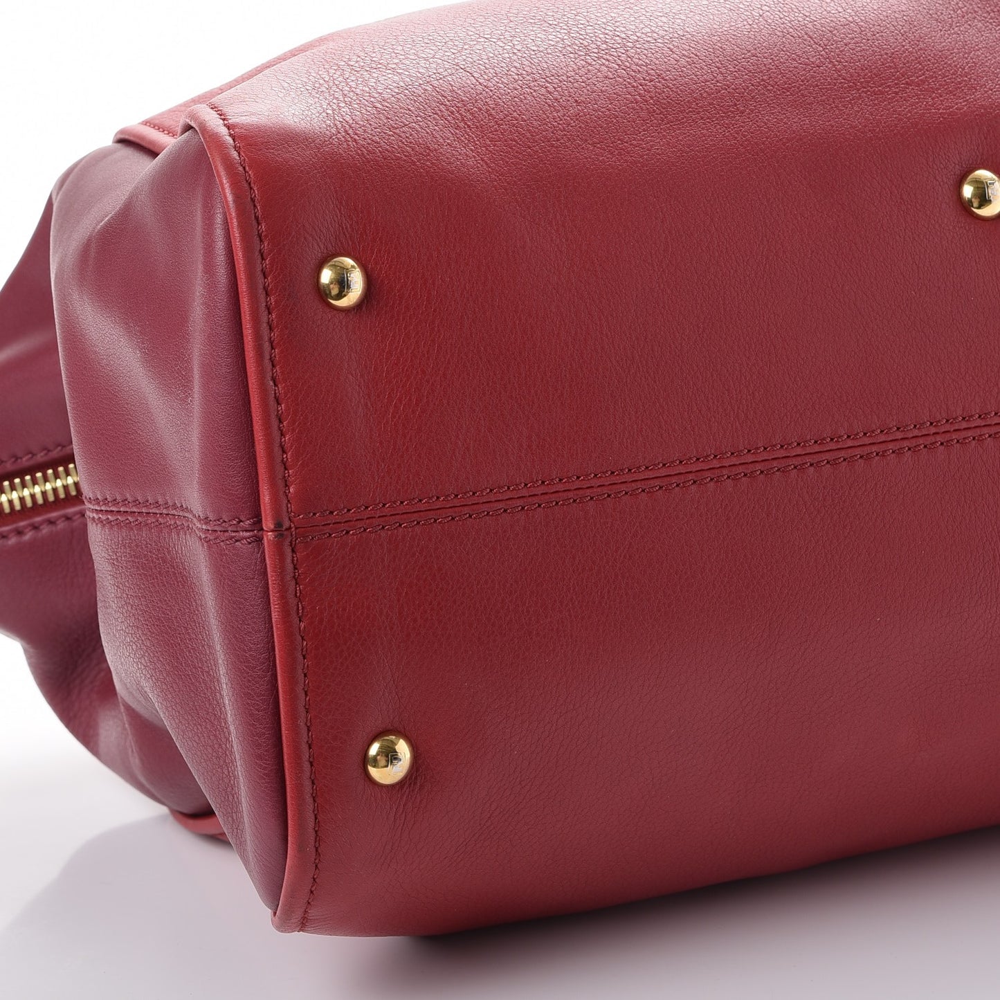 Vitello Capra Alabama Colorblock Large Chameleon Tote Ciliegia Bordeaux Ruby