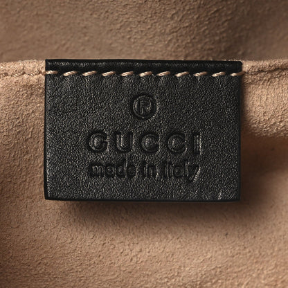 Gucci Calfskin Matelasse GG Marmont Belt Bag 85 34 Black 5 of 9