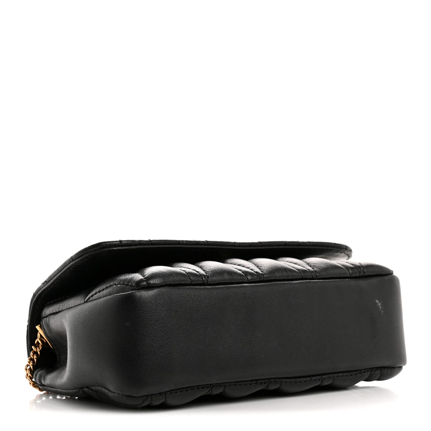 Nappa Quilted Virtus Evening Bag Black