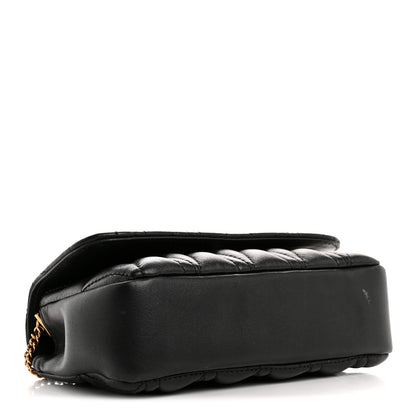 Versace Nappa Quilted Virtus Evening Bag Black 4 of 10