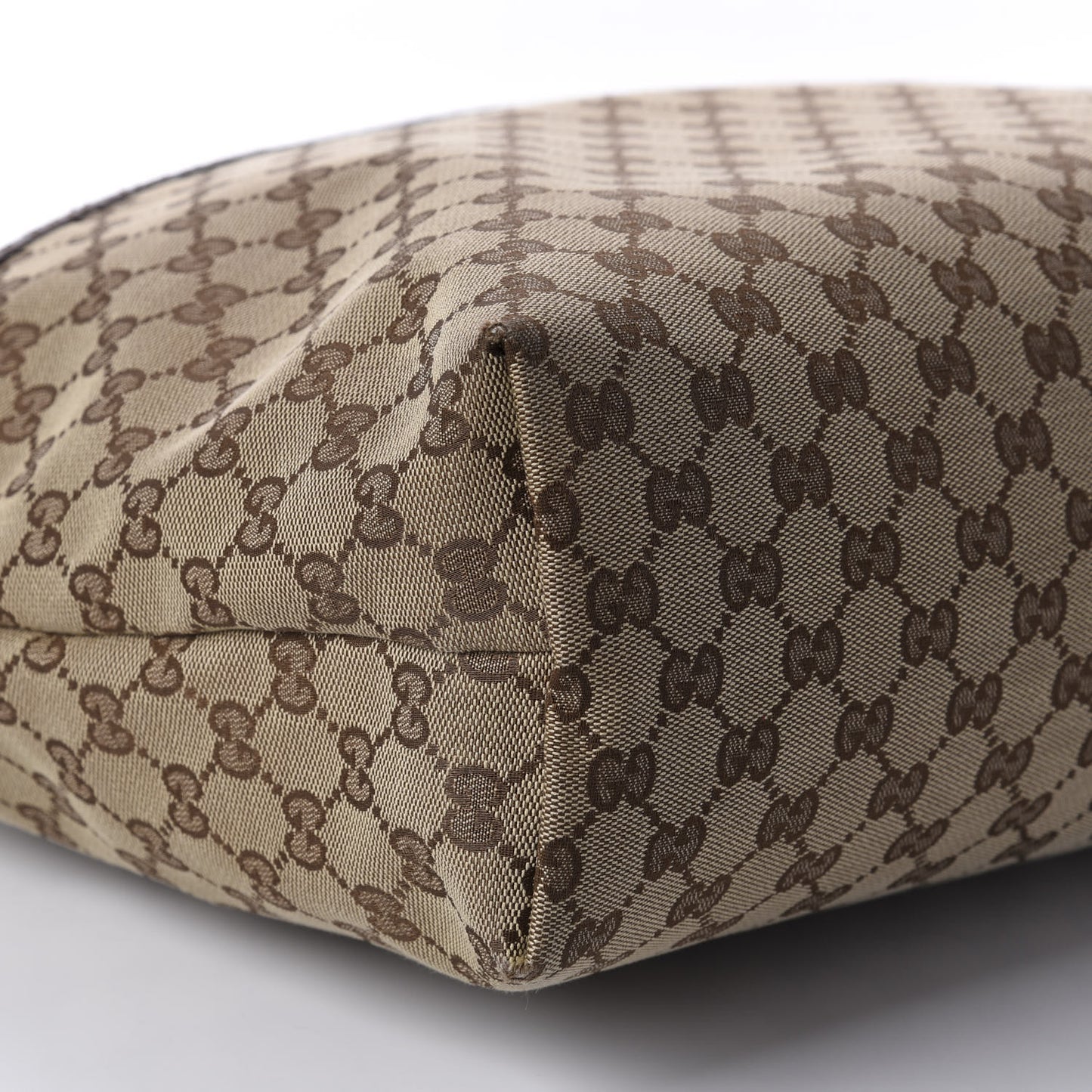 Monogram Web Medium Flat Messenger Bag Brown