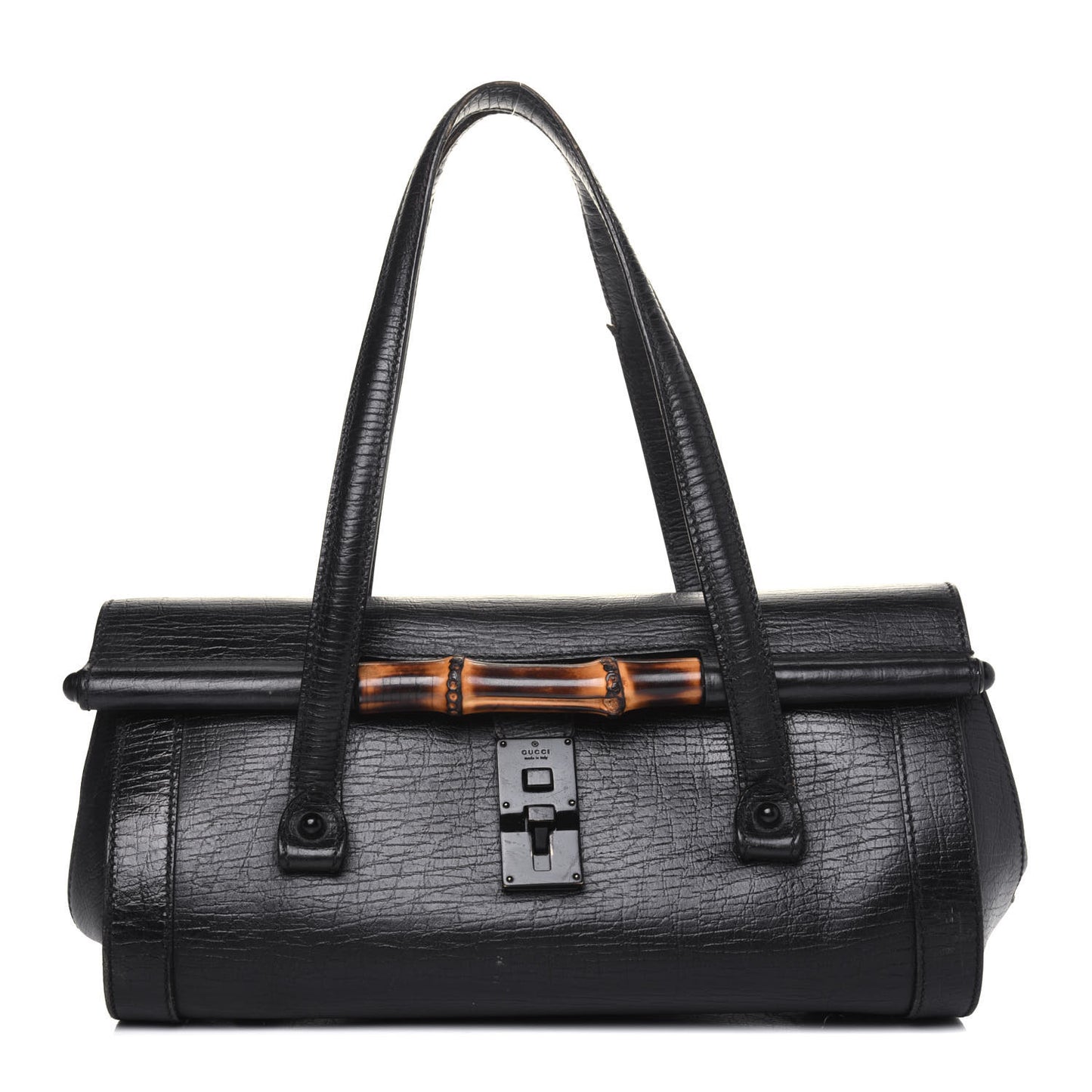 Calfskin Bamboo Bullet Black