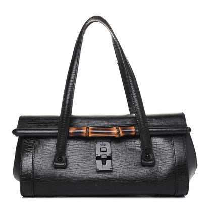 Gucci Calfskin Bamboo Bullet Black 1 of 35