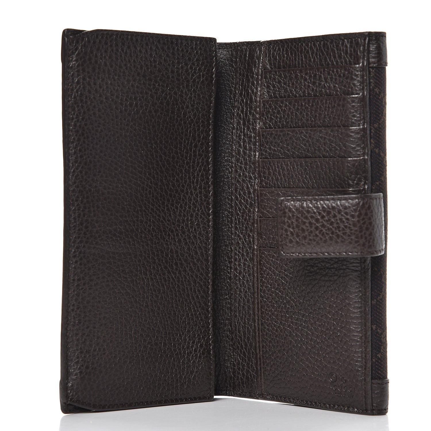 Gucci Monogram Continental Charmy Wallet Dark Brown 5 of 6