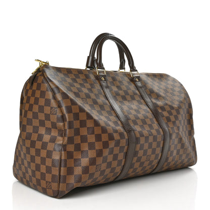 Louis Vuitton Damier Ebene Keepall 50 3 of 6
