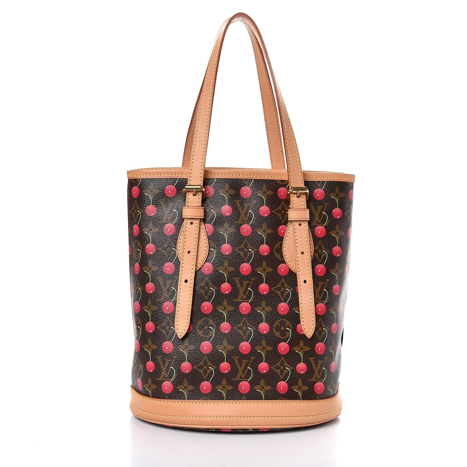 Louis Vuitton Monogram Cerises Bucket Bag 3 of 8