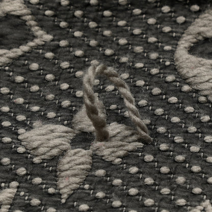 Louis Vuitton Wool Silk Logomania Scarf Pearl Grey 4 of 5