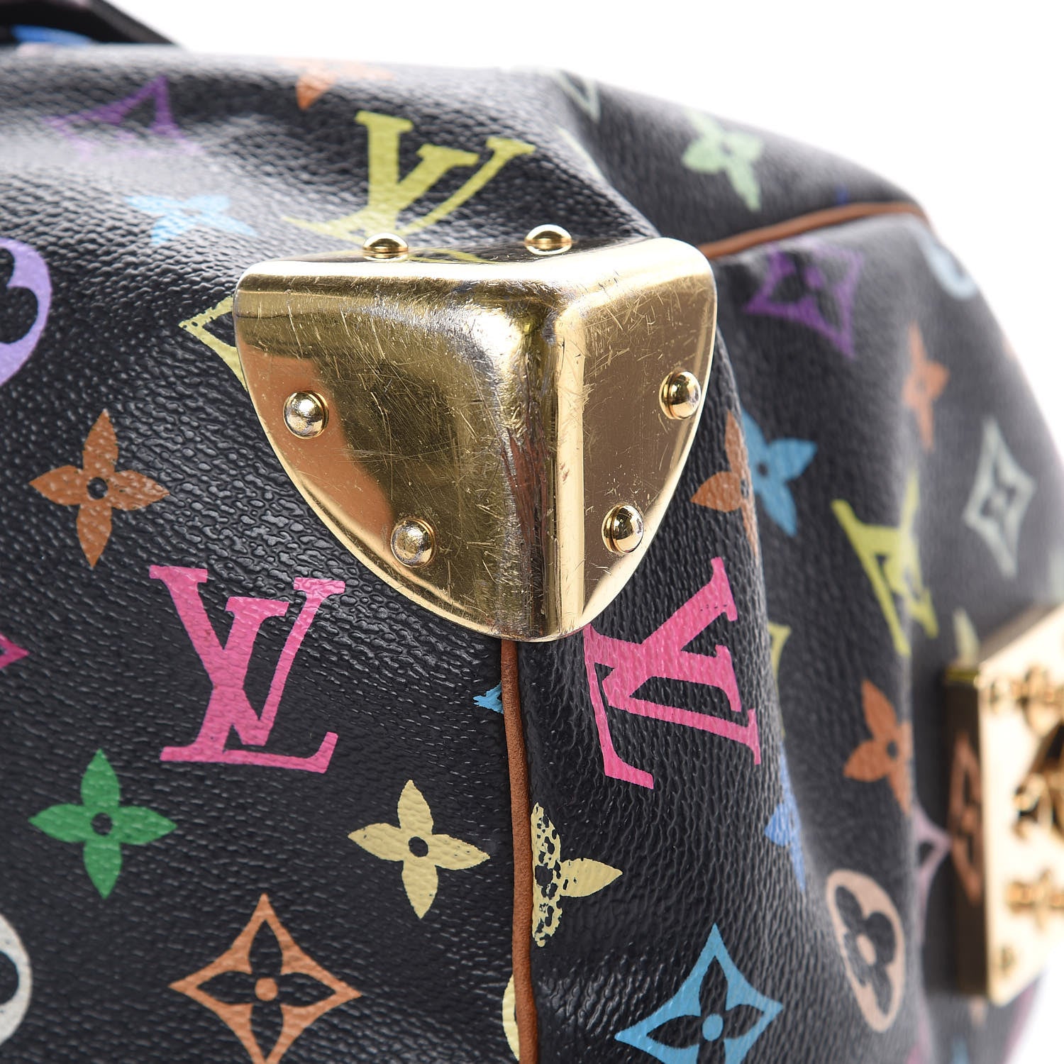 Louis Vuitton Monogram Multicolor Speedy 30 Black 9 of 19