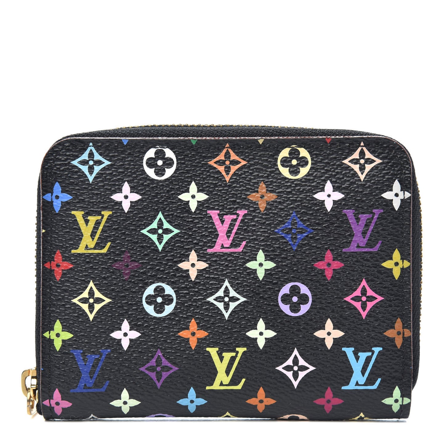 Monogram Multicolor Zippy Coin Purse Black Grenade