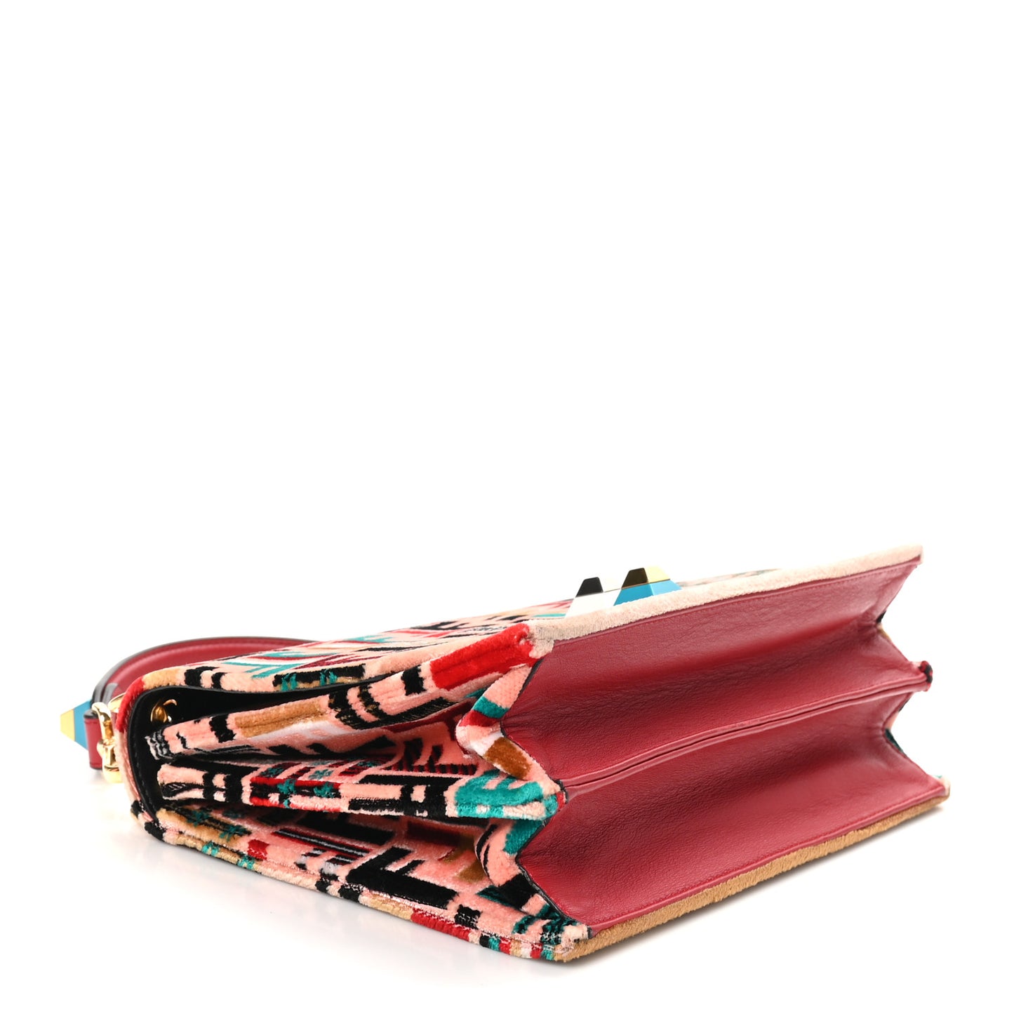 Velvet Vitello Dolce Fun Fair Kan I Shoulder Bag Strawberry Multicolor