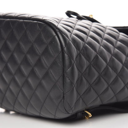 Chanel Calfskin Quilted Large Urban Spirit Backpack Black 10 of 10