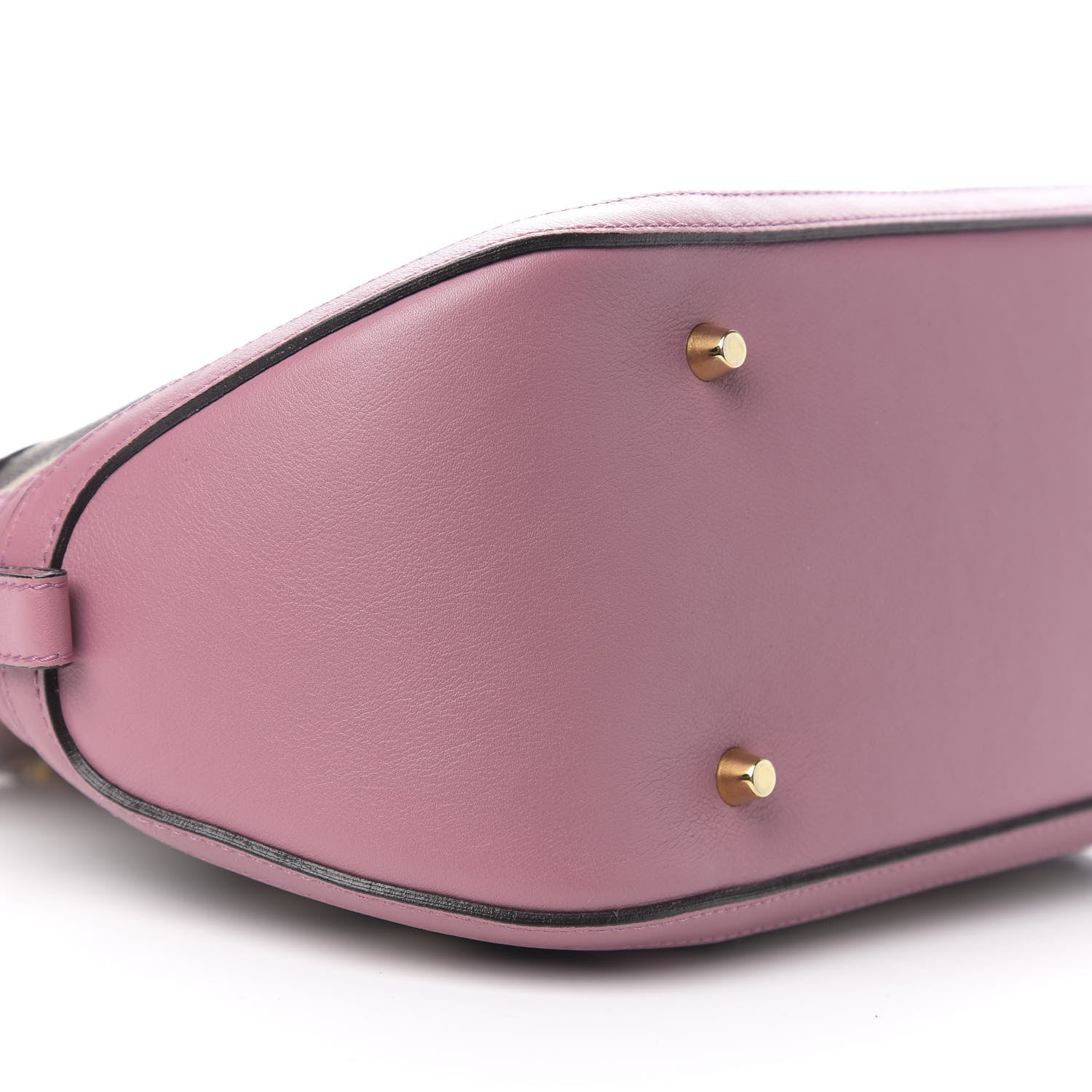 Burberry Bridle Calfskin House Check Small Orchard Bowling Bag Pink 9 of 11
