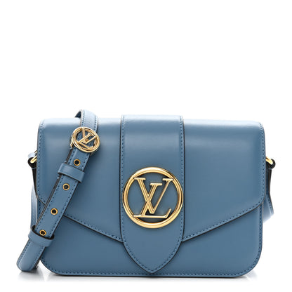 Louis Vuitton Smooth Calfskin LV Pont 9 Bleu Orage 1 of 10