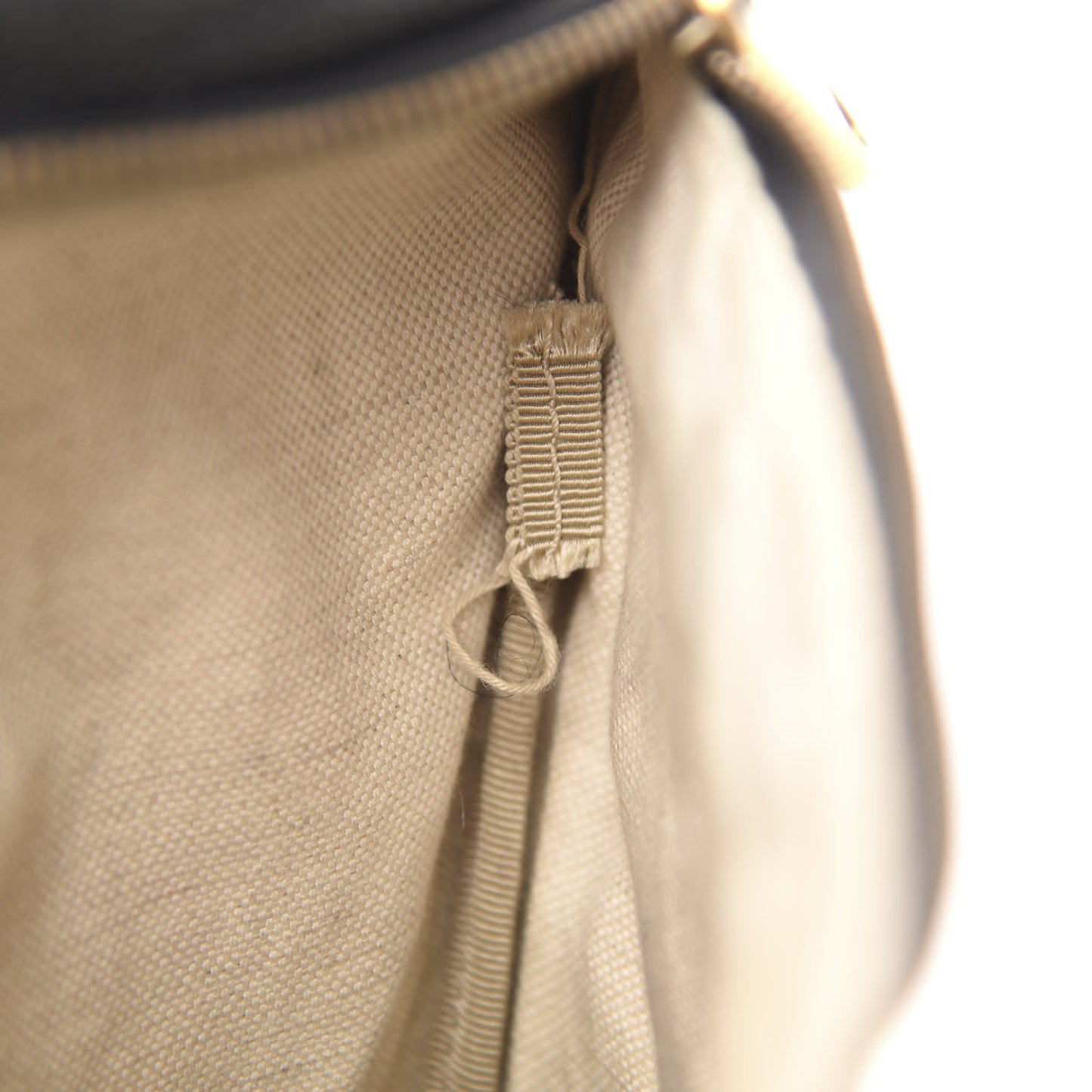 Grained Calfskin Logo Belt Bag Black