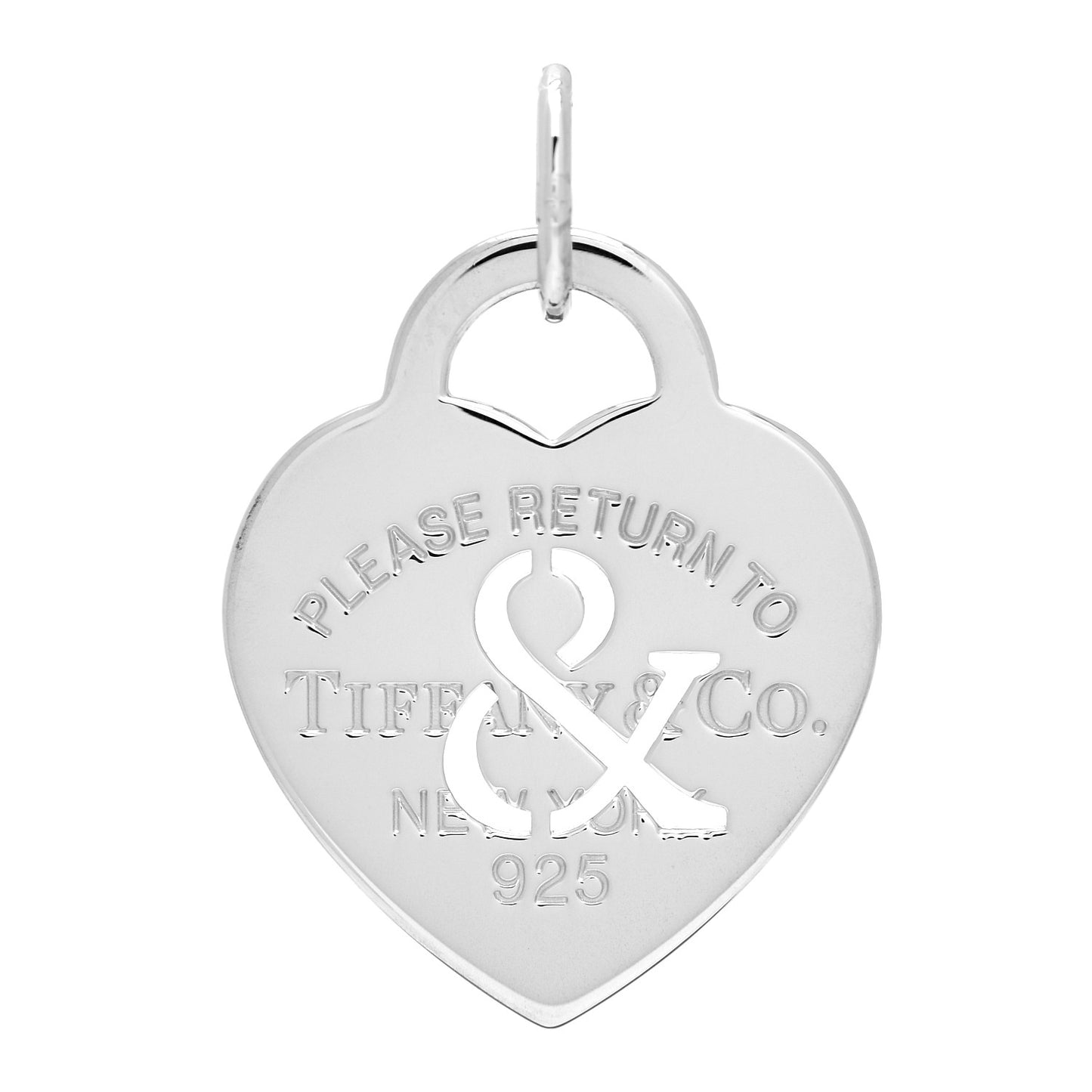 Sterling Silver Return to Tiffany Ampersand Heart Charm