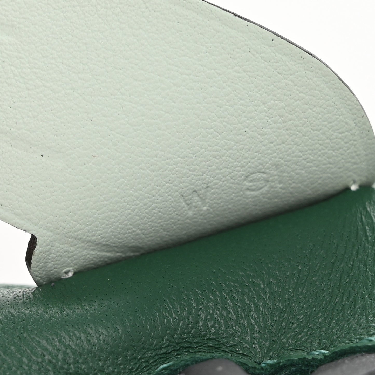 Milo Lambskin Grigri Rodeo Pegase Horse Bag Charm PM Vert Moyen Ardoise Vert Peppermint