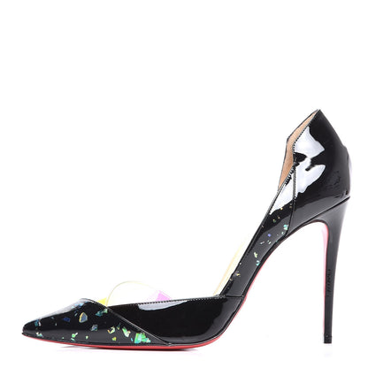 Christian Louboutin PVC Disco Hologram Pumps 38.5 Black Transparent 1 of 7