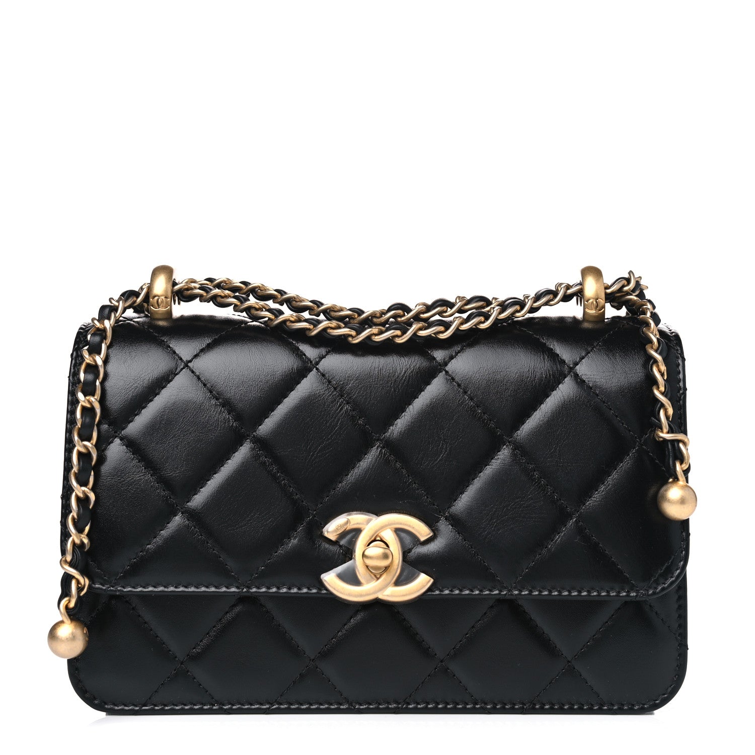 Chanel Calfskin Quilted Mini Perfect Fit Flap Black 2 of 5