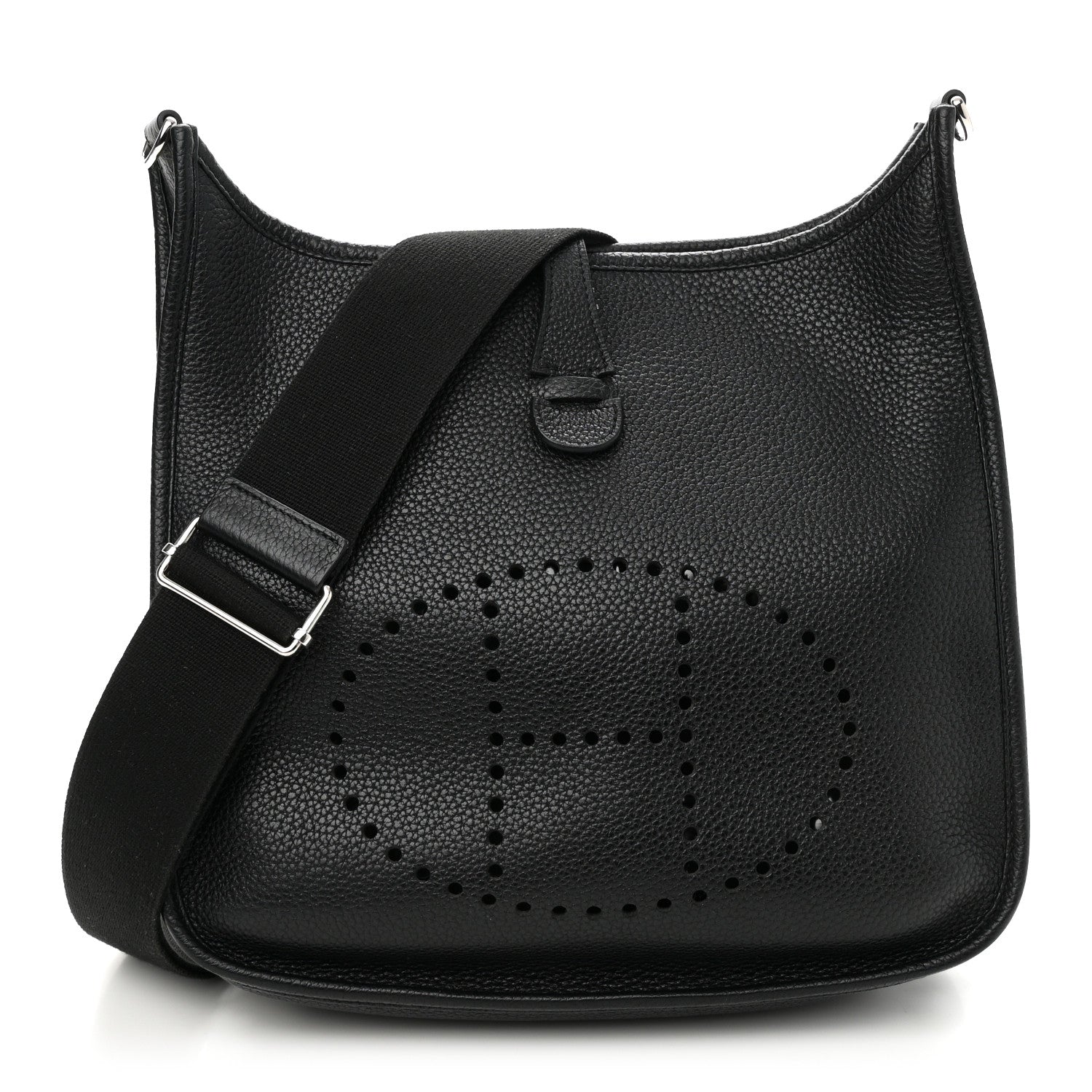 Hermes Taurillon Clemence Evelyne III PM Black 1 of 11