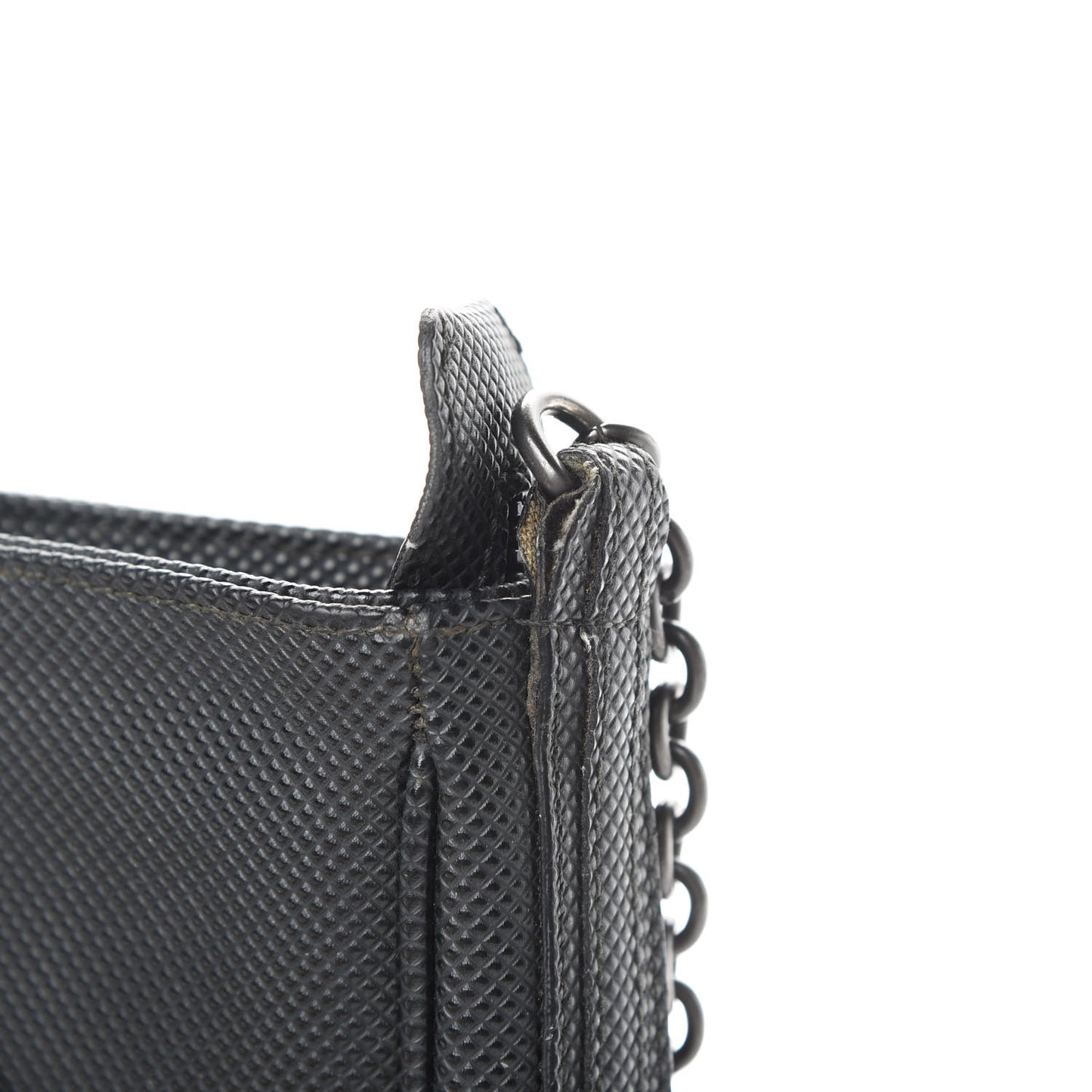 PVC Quilted Tote Black
