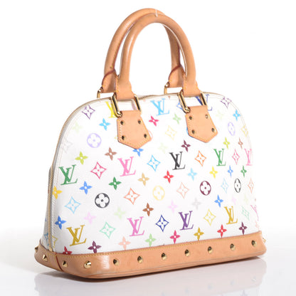 Louis Vuitton Monogram Multicolor Alma White 3 of 7