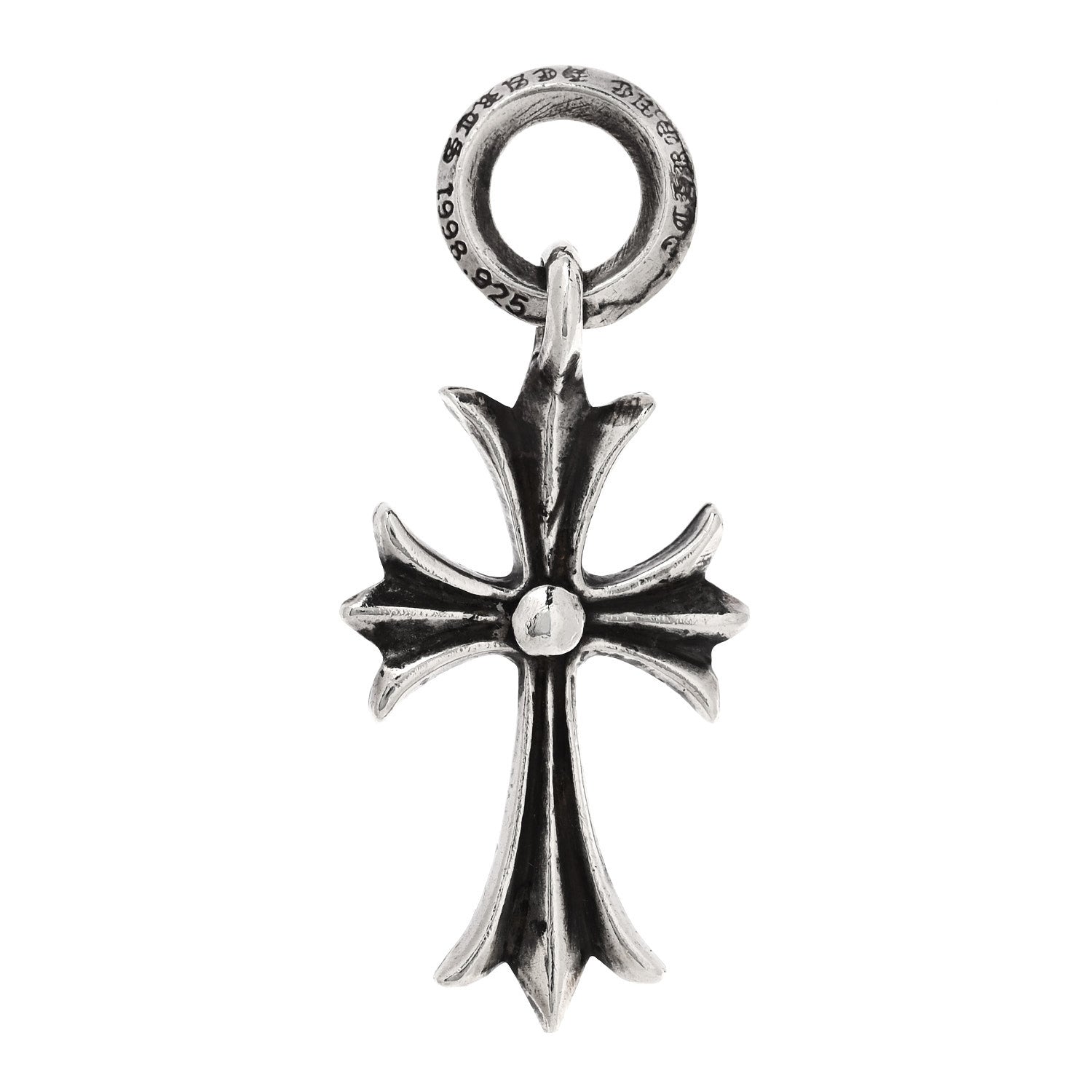 Chrome Hearts Sterling Silver Double Cross Pendant 1 of 4