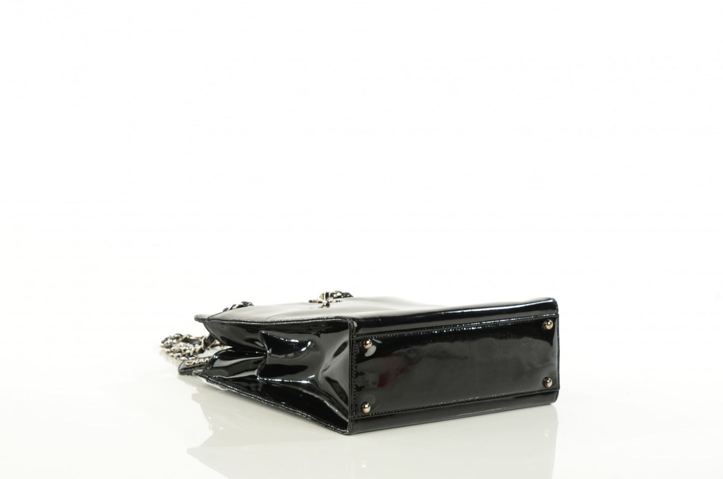Patent Shoulder Bag Black